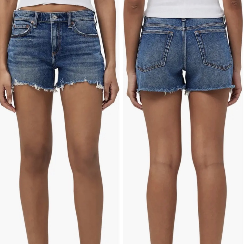 Rag & bone Dre Low Rise Denim Shorts